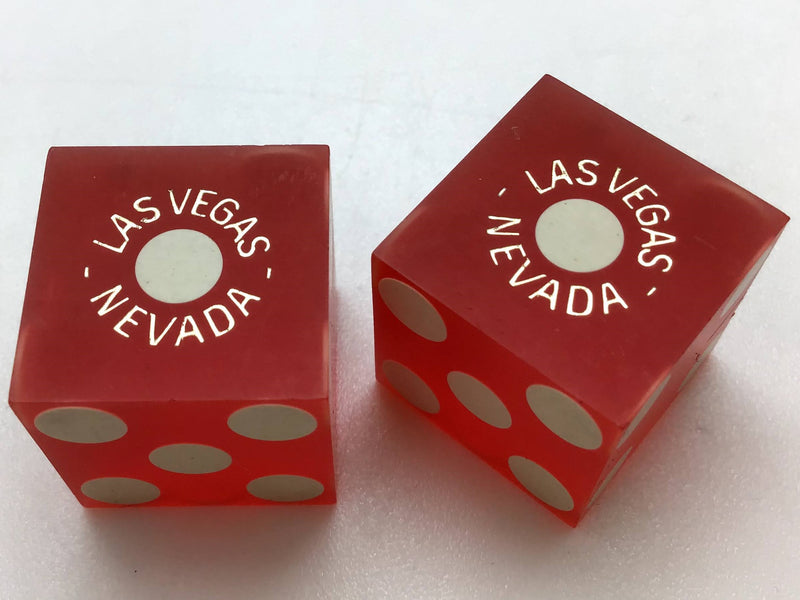 Foxy's Casino Las Vegas Nevada Red Dice Pair Vintage