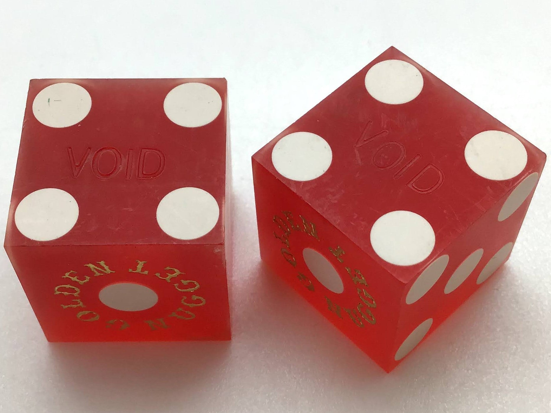 Vintage Harold’s Club Dice Reno Nevada Gambling Red Die outlet Set of 8