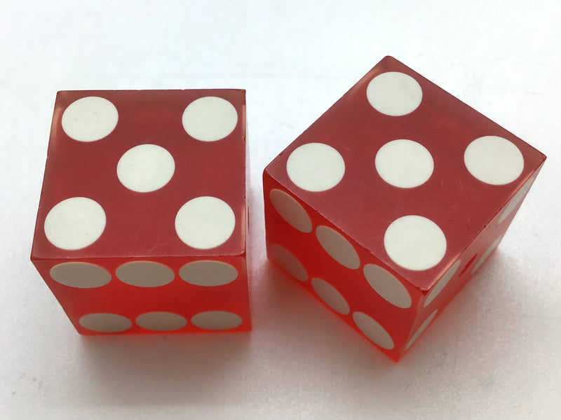 Holiday Casino Las Vegas Nevada Red Dice Pair Vintage