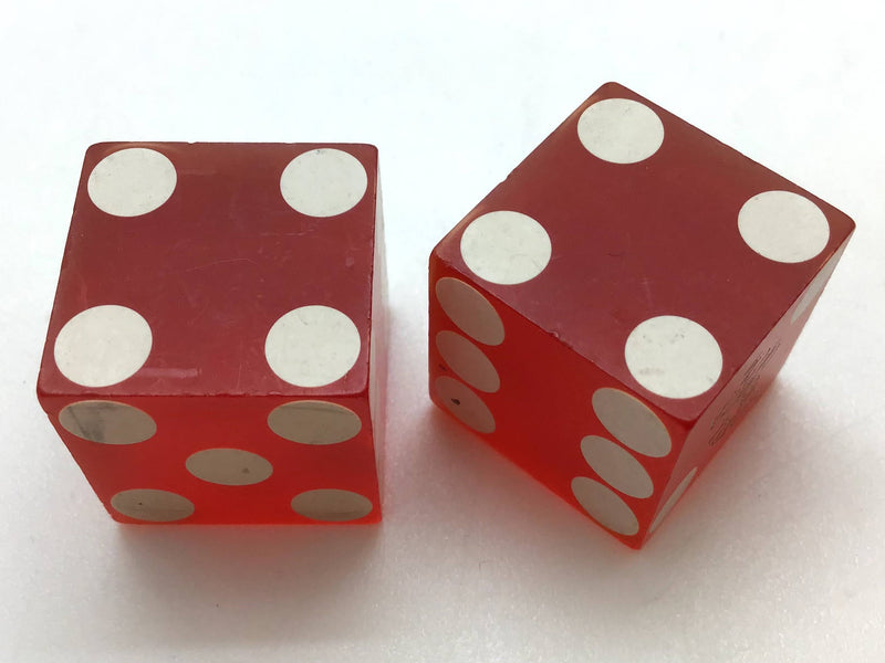 Hotel Nevada Ely Nevada Red Dice Pair Vintage