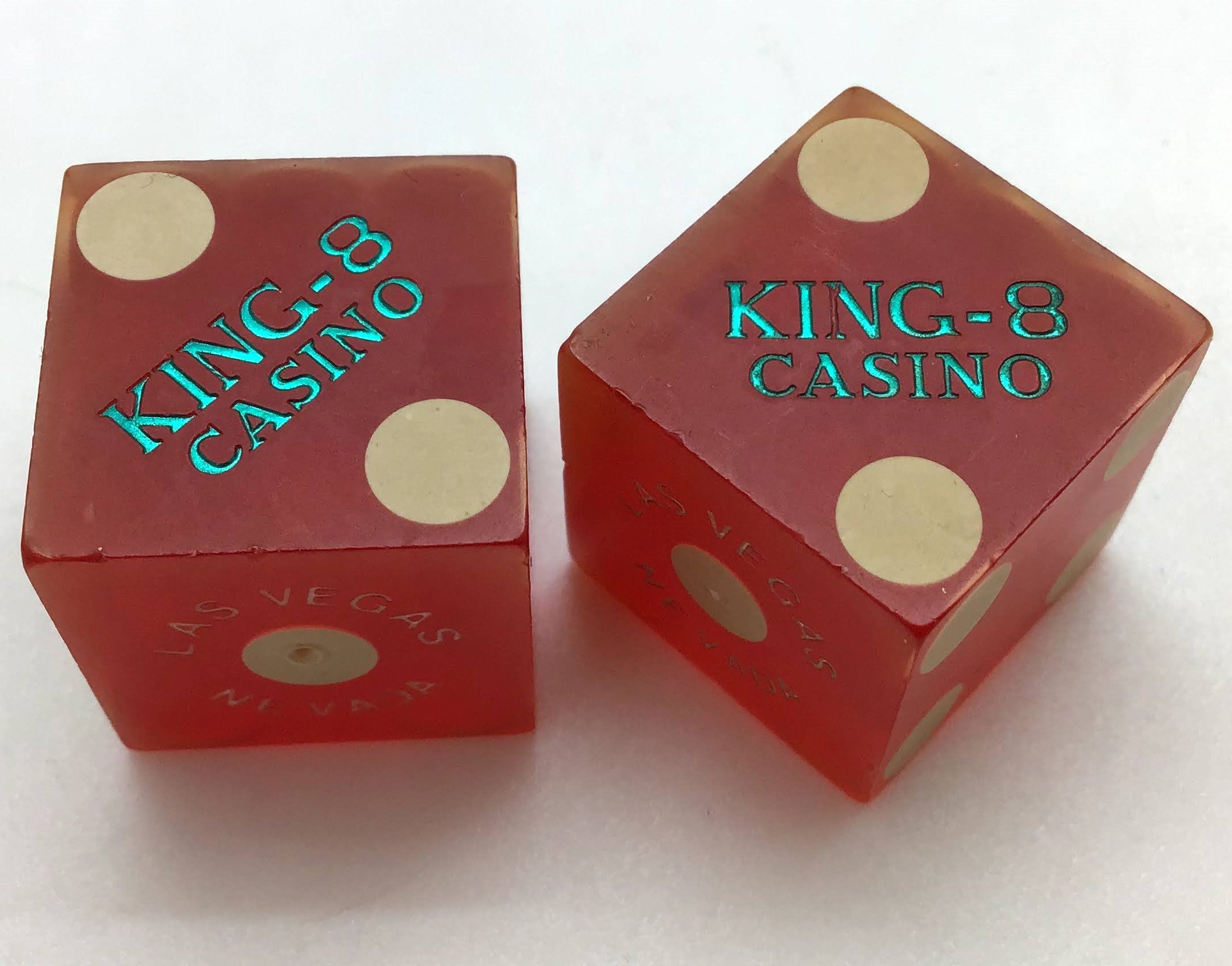 King 8 Casino Las Vegas Nevada Red Dice Pair