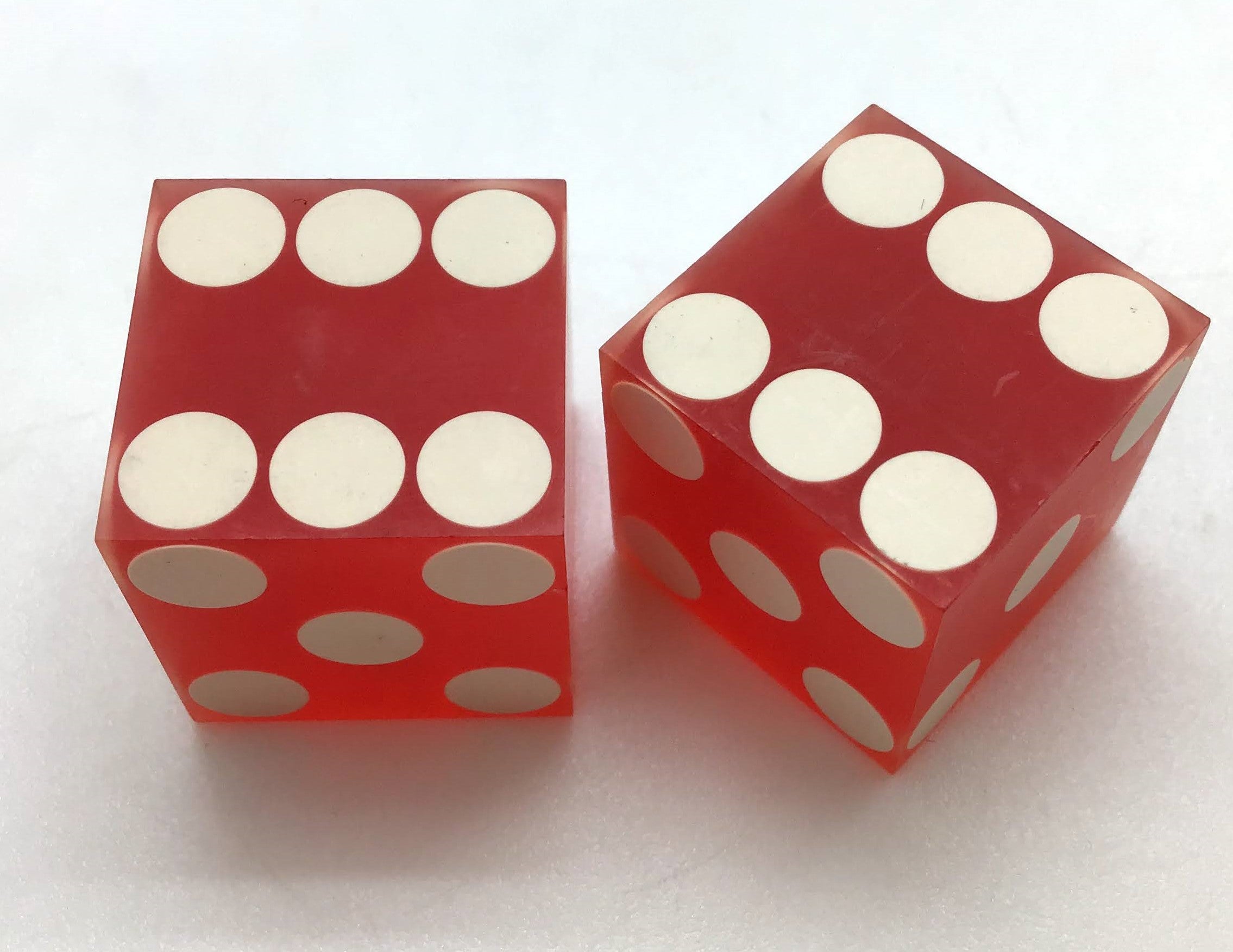 Las Vegas Club Nevada Red Dice Pair