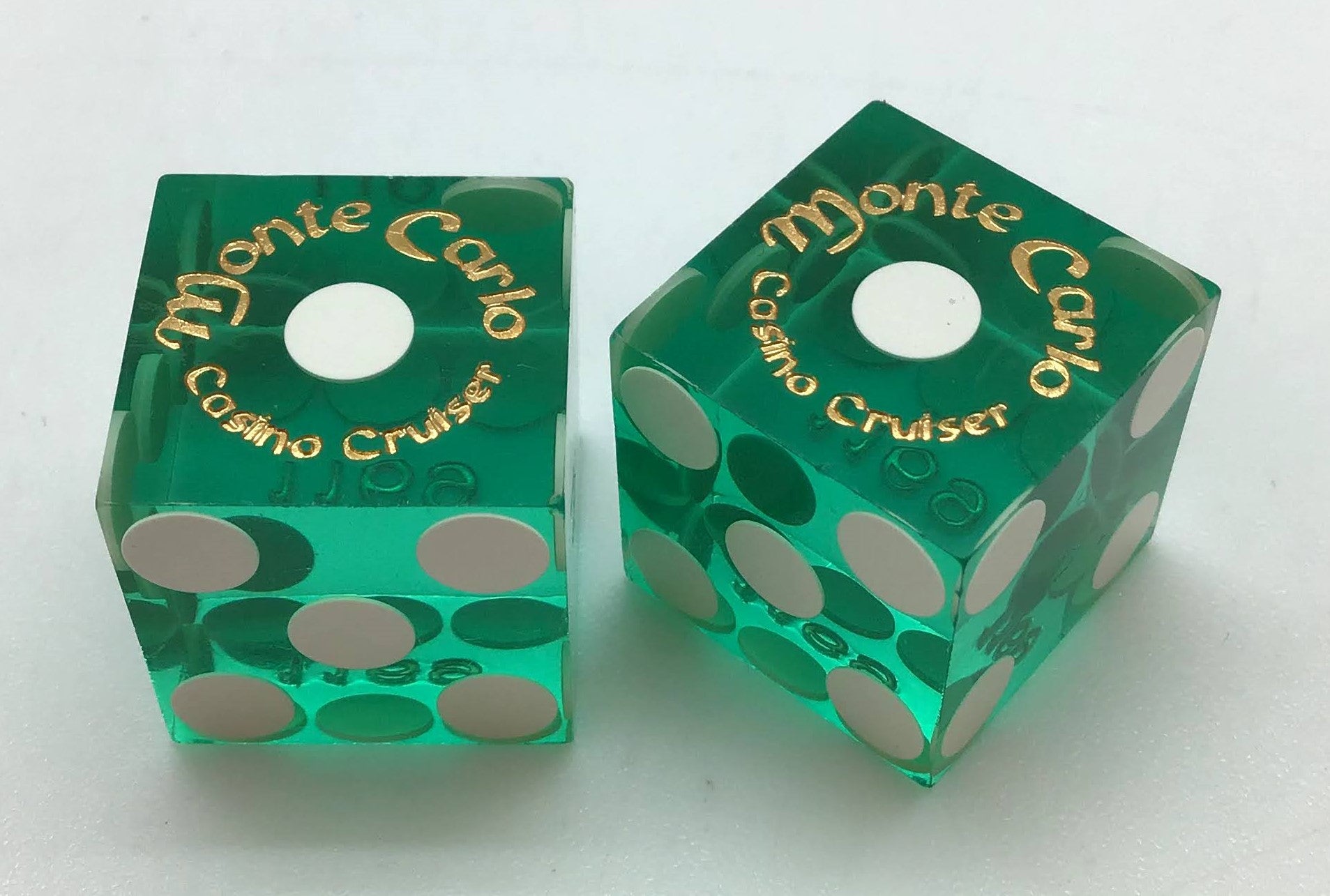 Monte Carlo Las Vegas Nevada Green Dice Pair Matching Numbers