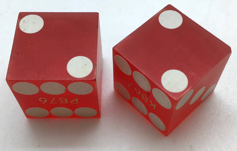 Hotel Nevada Ely Nevada Dice Pair Red