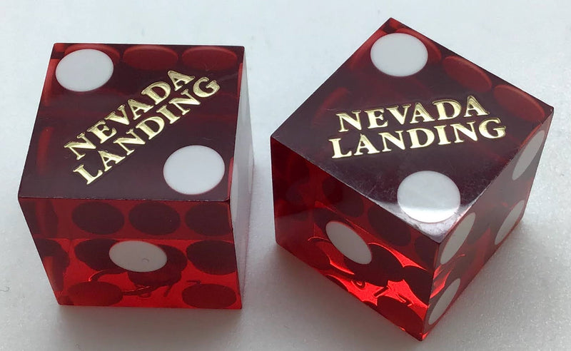 Nevada Landing Jean Nevada Dice Pair Red Matching Numbers