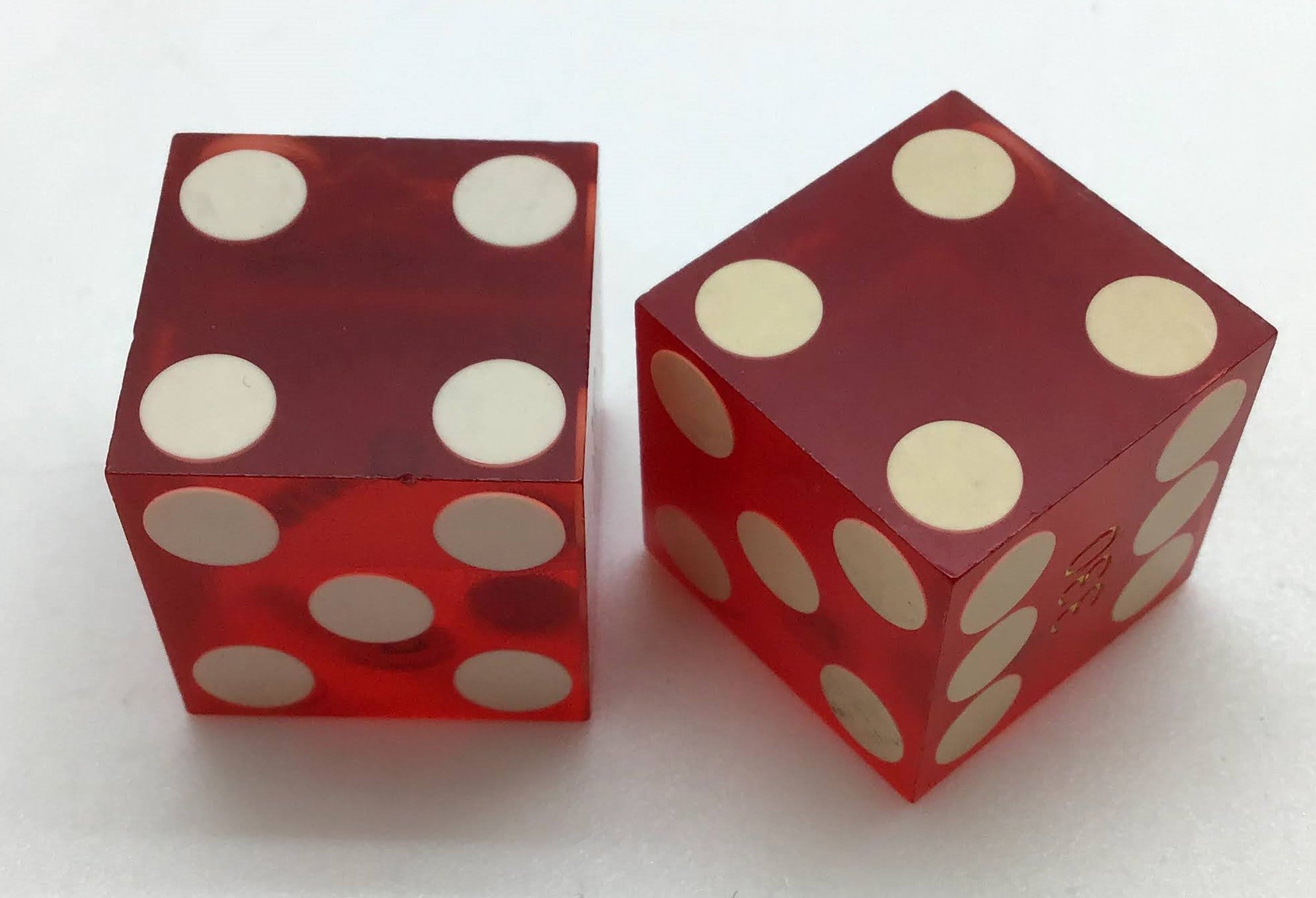 Primadonna Casino Primm Nevada Dice Pair Red