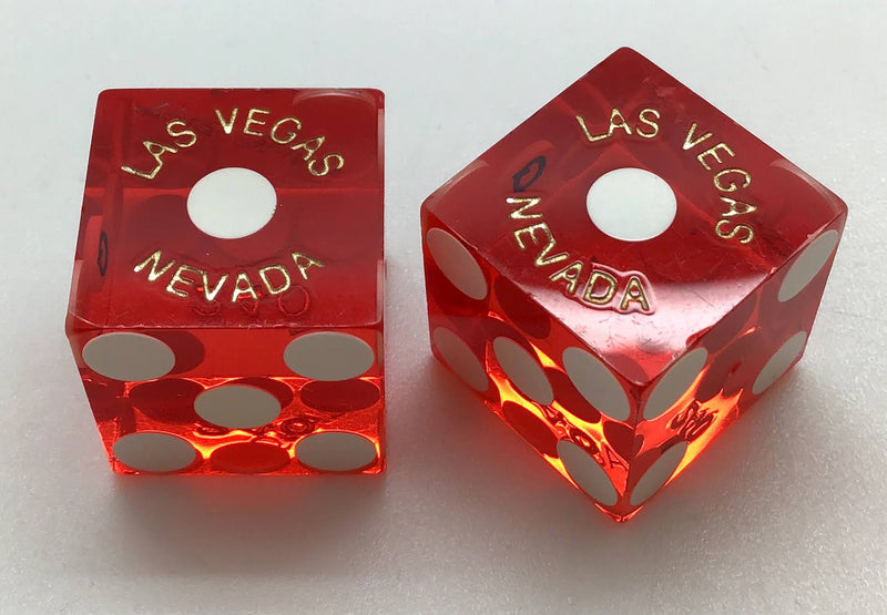The Quad Casino Las Vegas Nevada Dice Pair Red