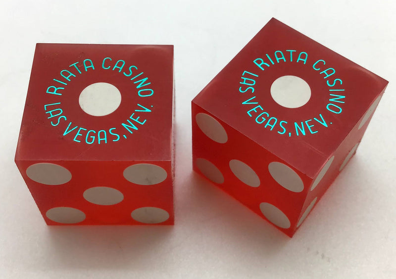 Riata Casino Las Vegas Nevada Dice Pair Red