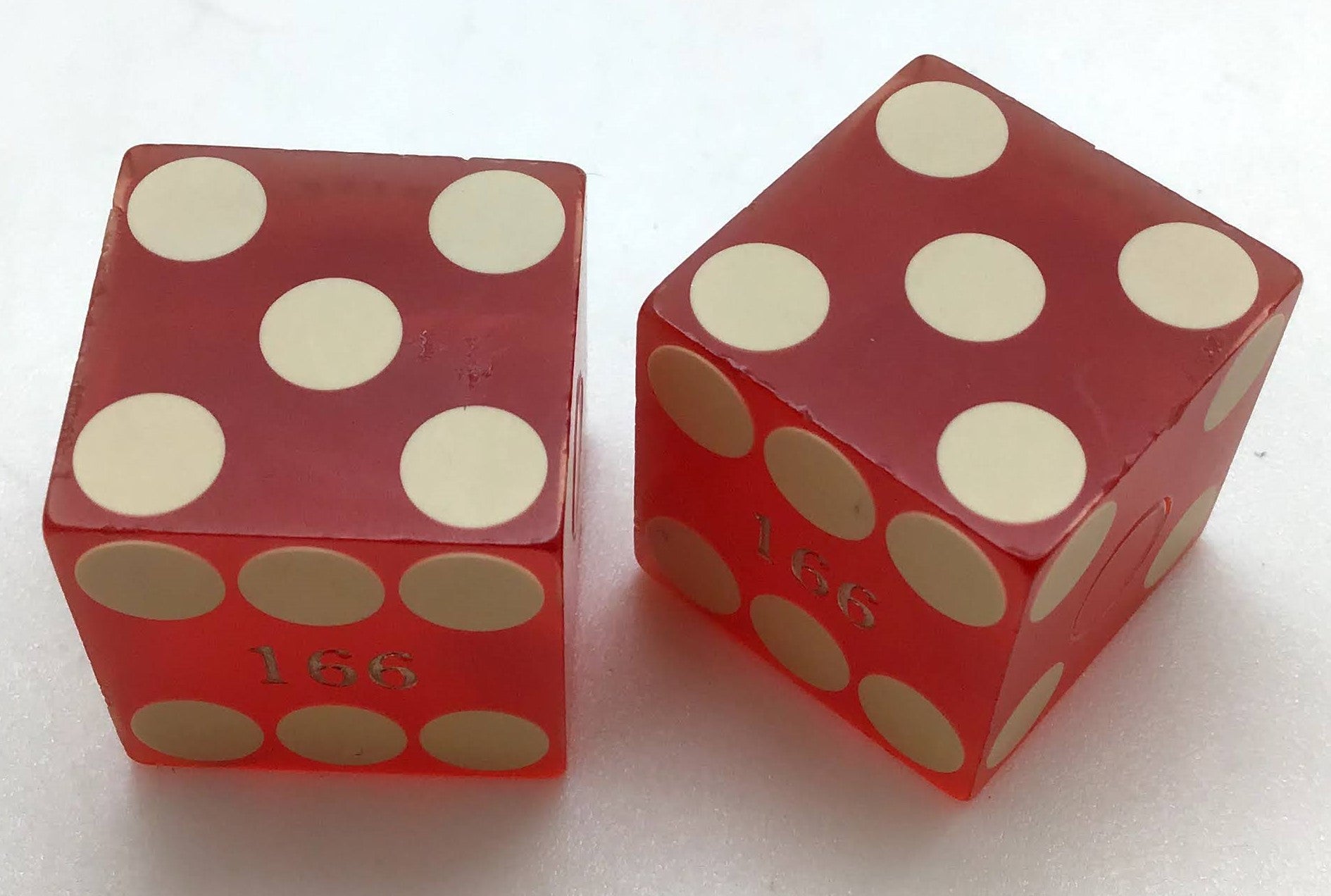 Royal Hotel Casino Las Vegas Nevada Dice Pair Red