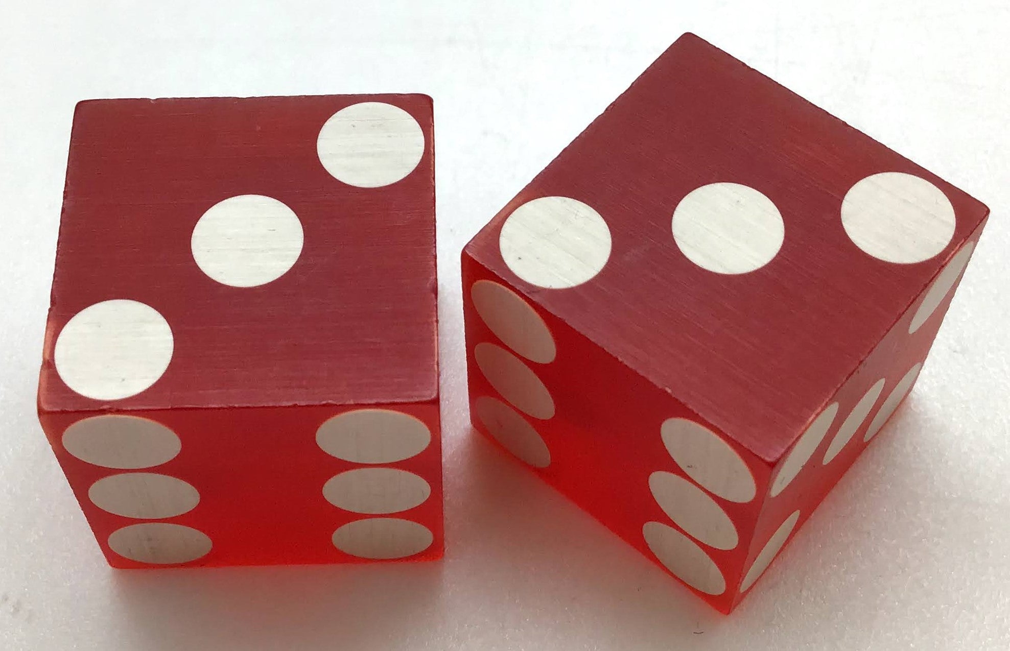 Sands Casino Las Vegas Nevada Dice Pair Red