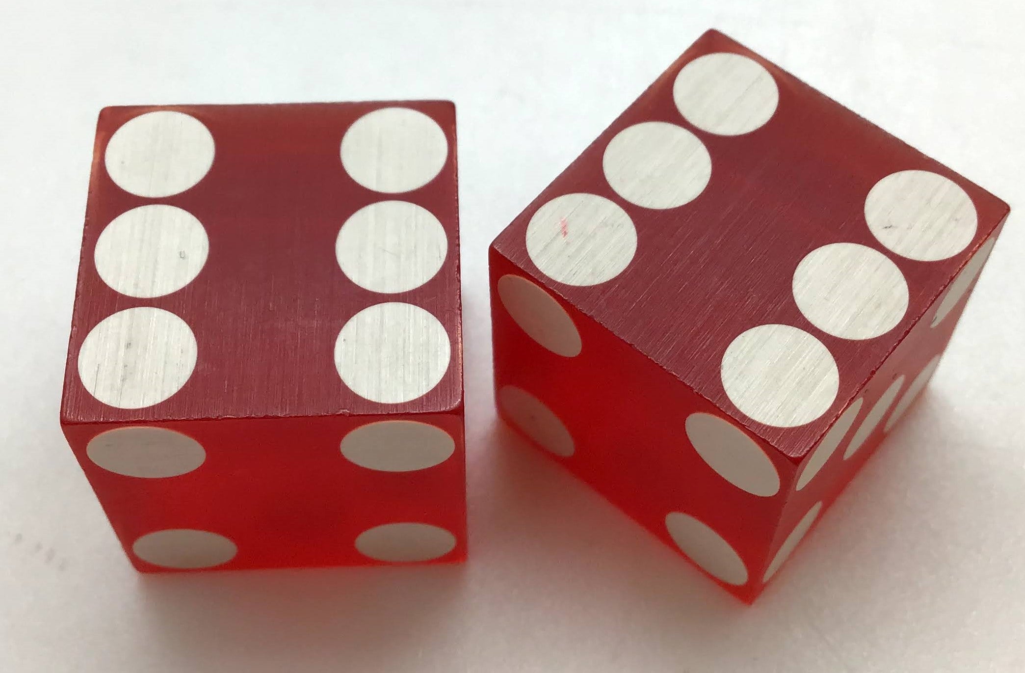 Sands Casino Las Vegas Nevada Dice Pair Red