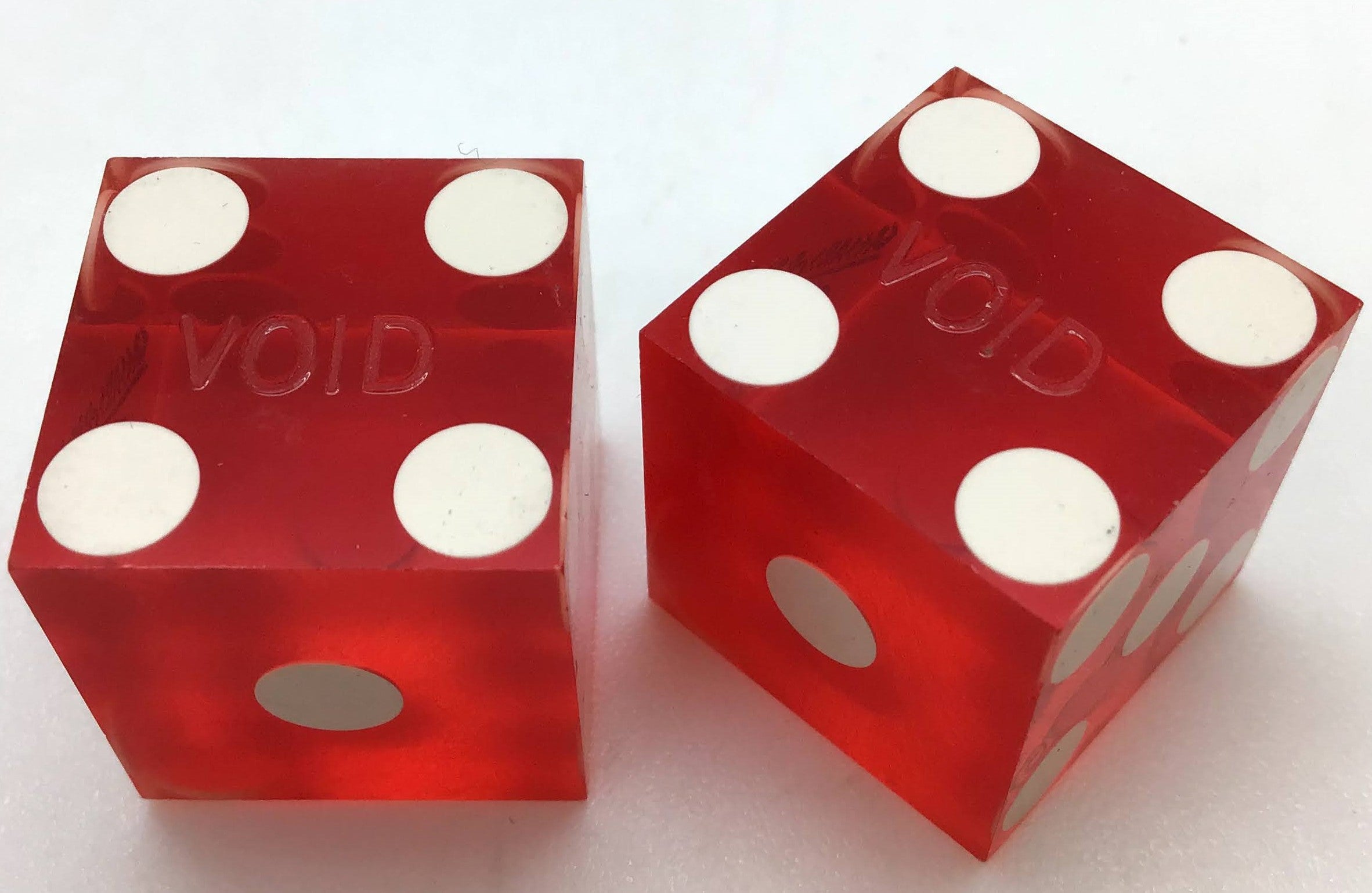 Caesars Palace at Sea Crystal Cruises Red Dice Pair