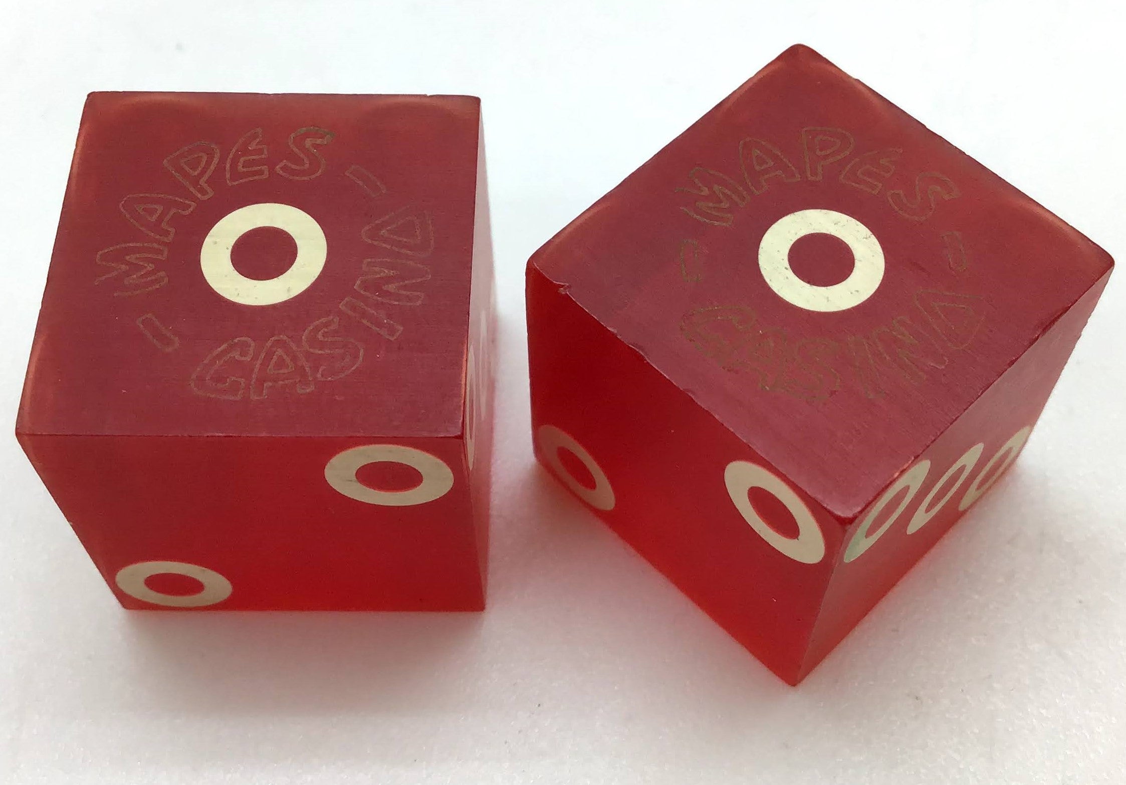 Mapes Casino Reno Nevada Nevada Red Dice Pair