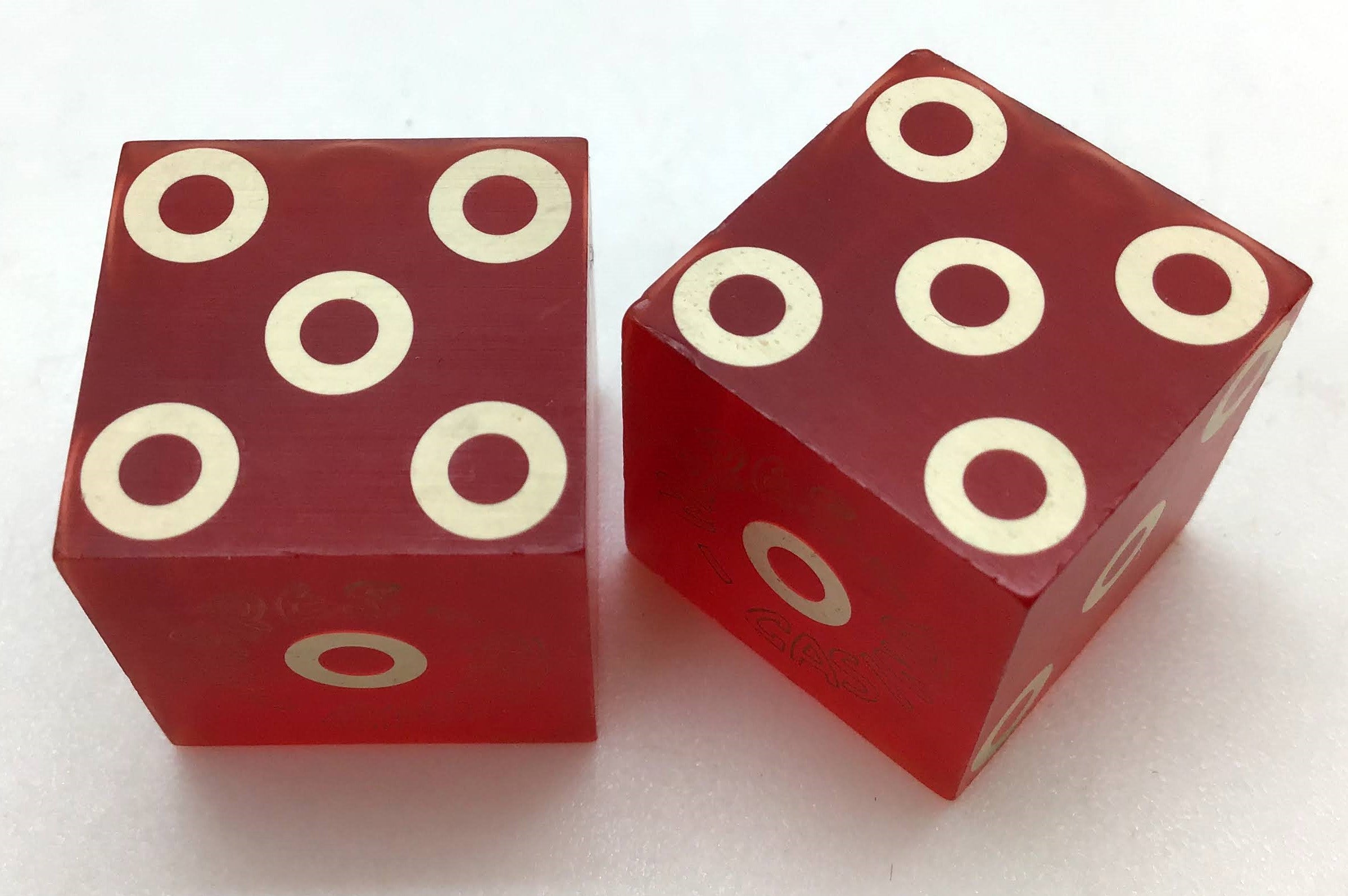 Mapes Casino Reno Nevada Nevada Red Dice Pair