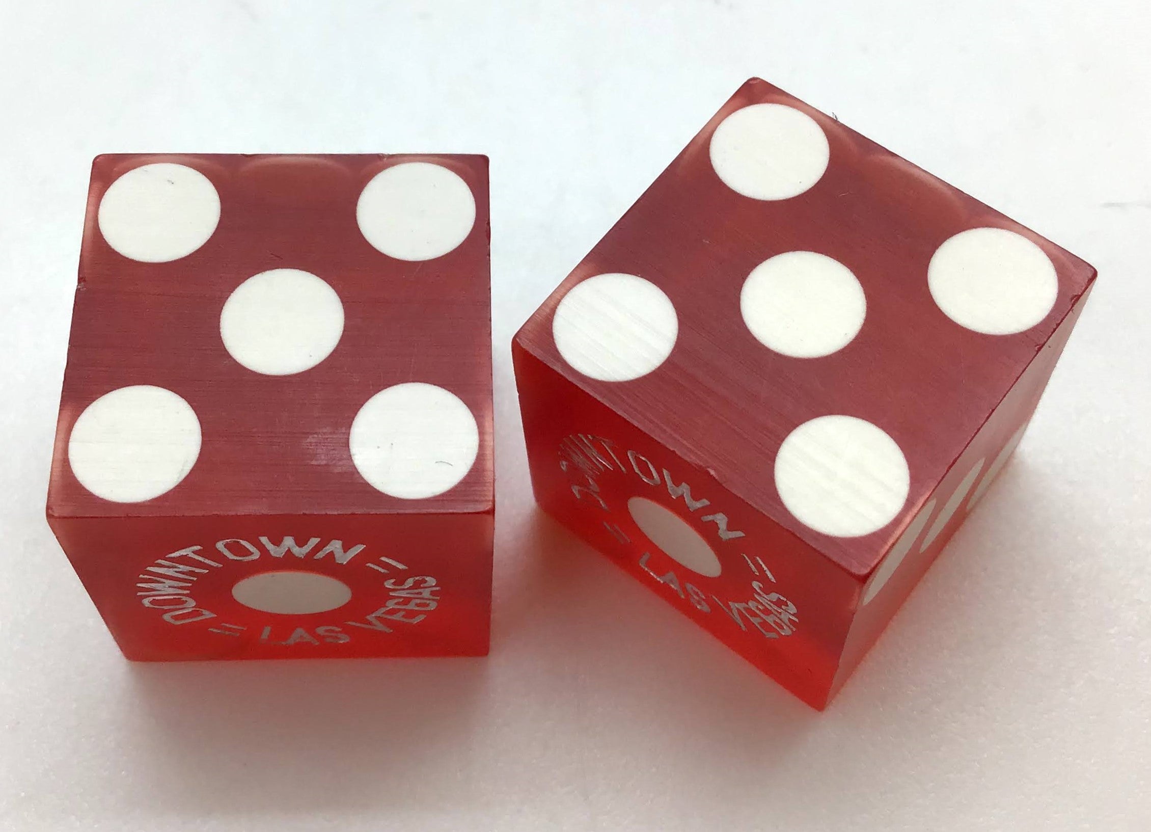 Holiday International Hotel and Casino Las Vegas Nevada Red Dice Pair