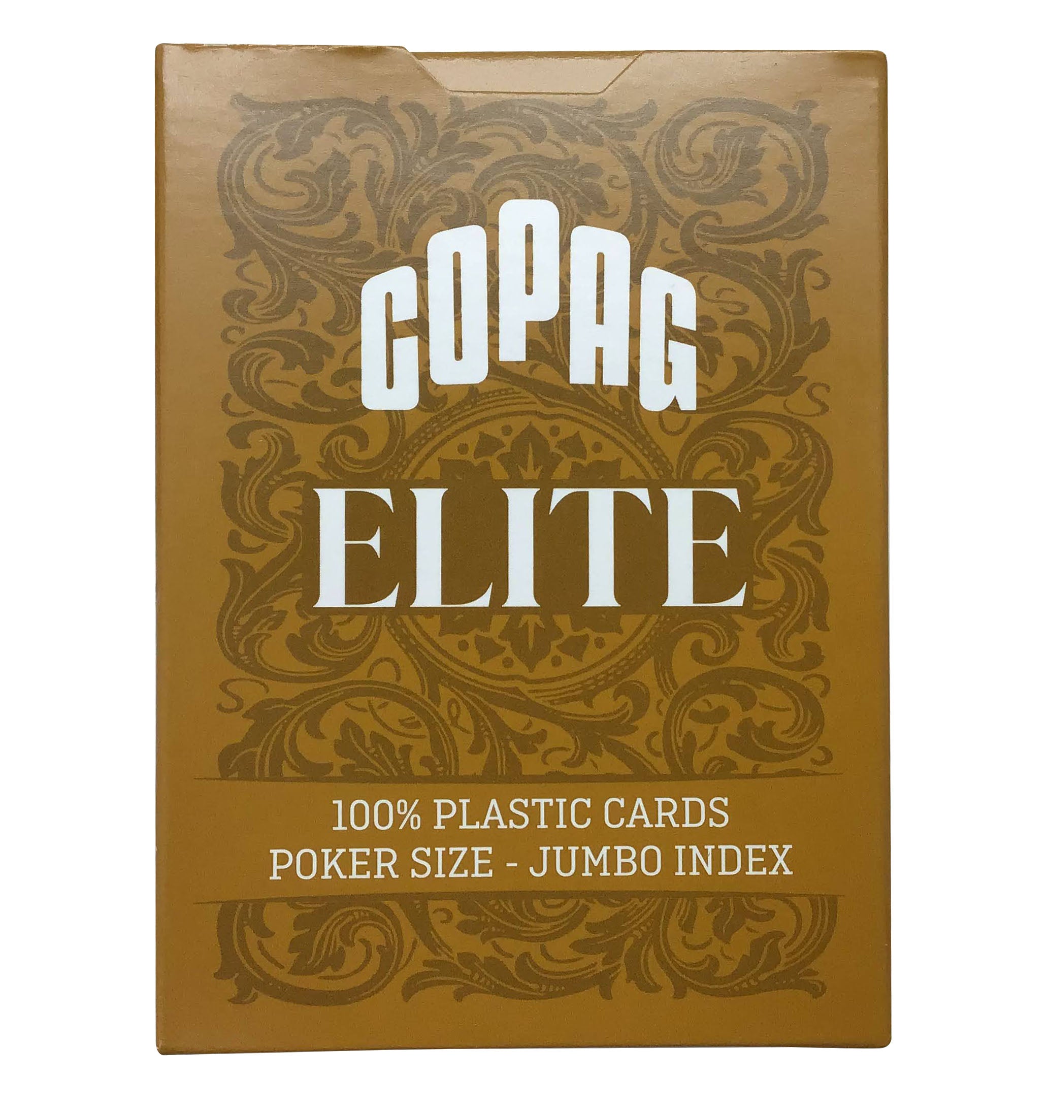 Copag Elite 100% Plastic Single Deck Poker Size Jumbo Index