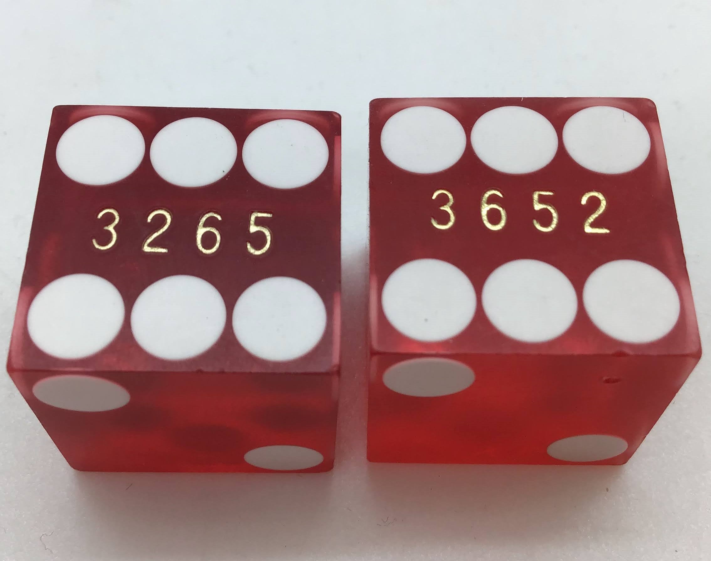 Sunset Station Casino Pair of Dice Matching Las Vegas Nevada