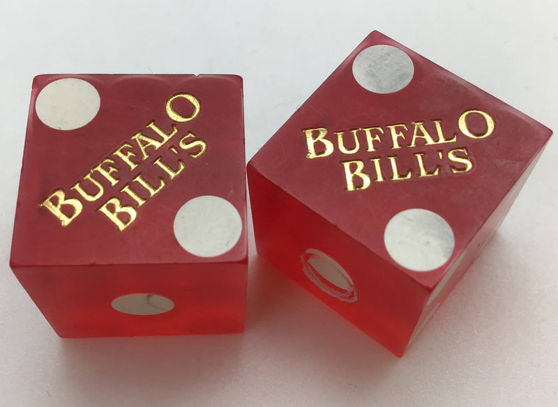 Buffalo Bill's Casino Las Vegas Used Pair of Dice