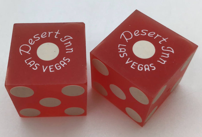 Desert Inn Casino Las Vegas Nevada Red Dice Pair Matching Logo