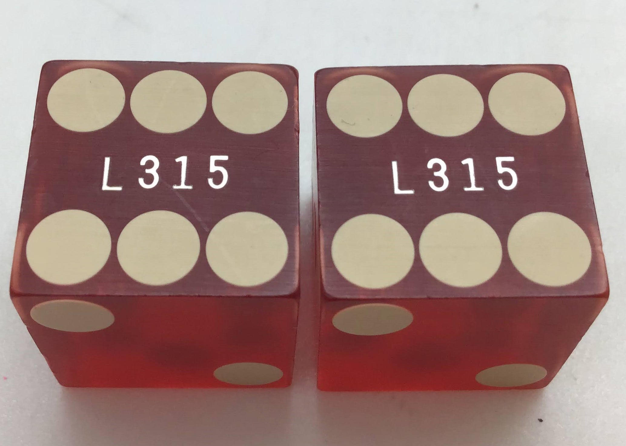 Circus Circus Casino Las Vegas Nevada Red Dice Pair