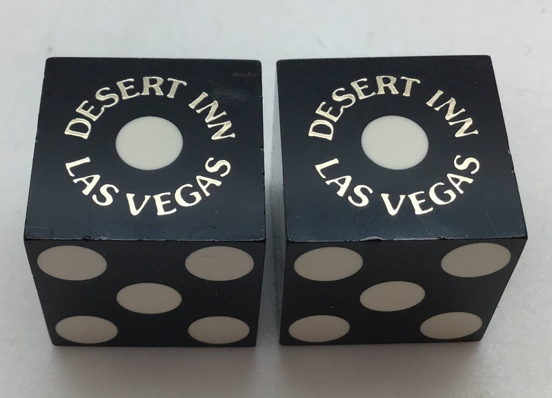 Desert Inn Casino Las Vegas Nevada Dice Pair Black