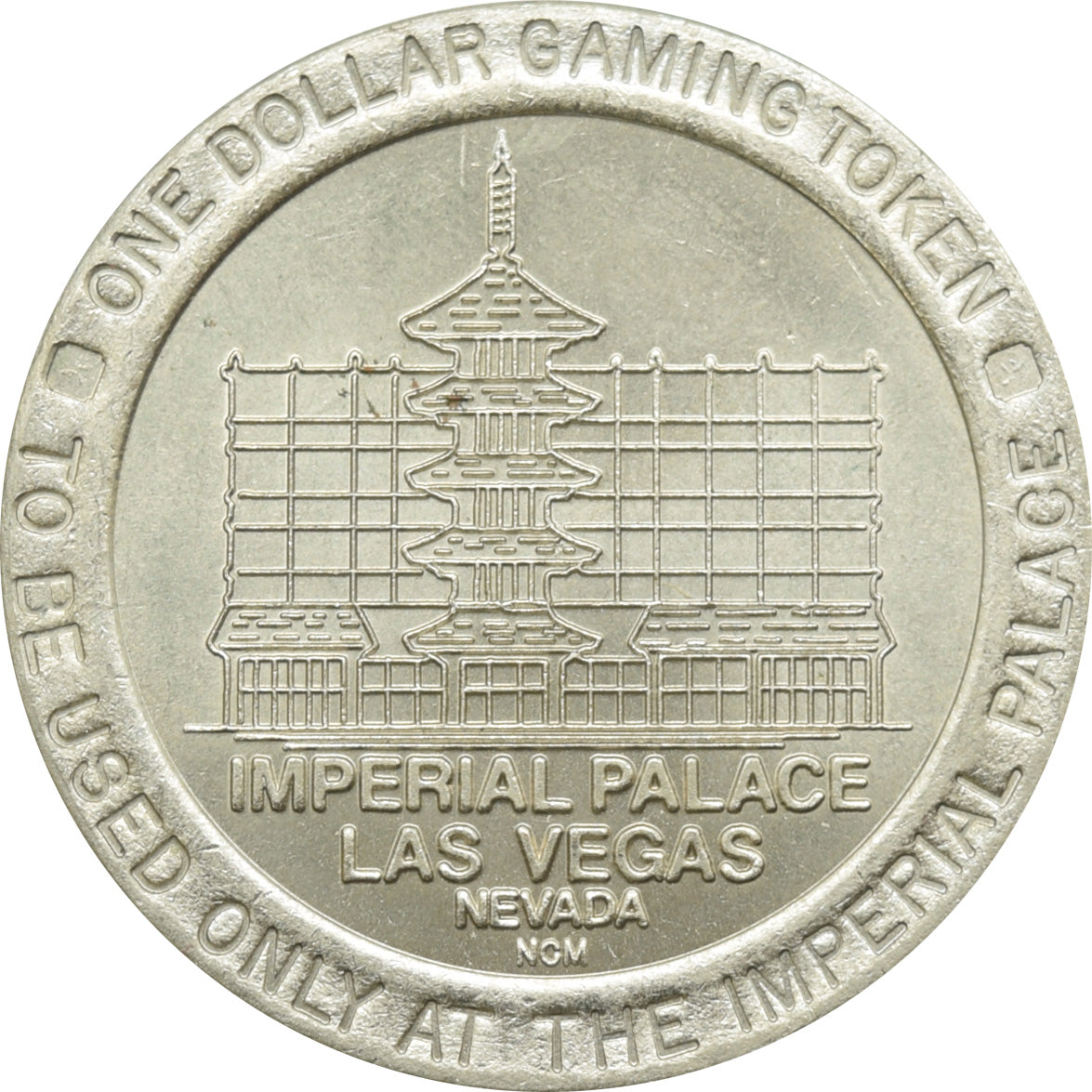 Imperial Palace Casino Las Vegas NV $1 Token 1989