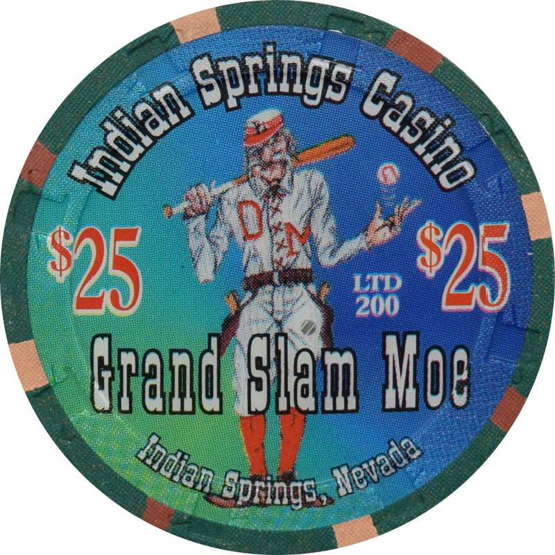Indian Springs Casino Indian Springs Nevada $25 Grand Slam Moe Chip 2000