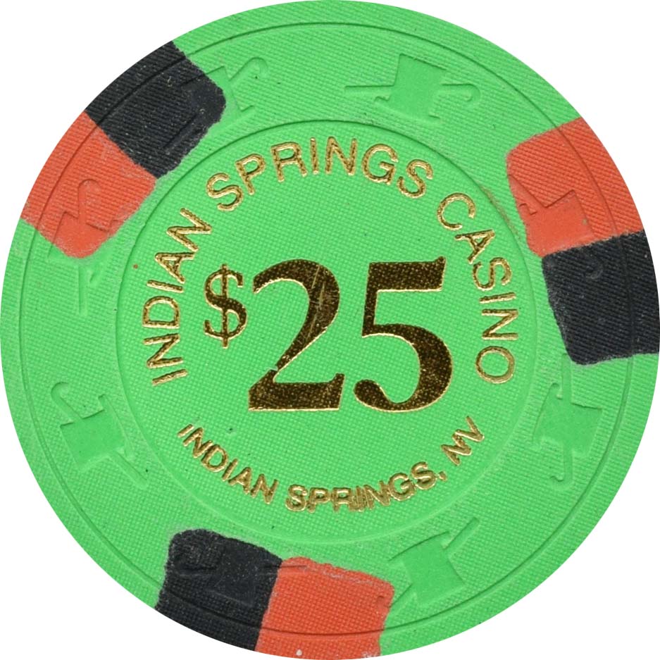 Indian Springs Casino Indian Springs Nevada $25 Chip 1997