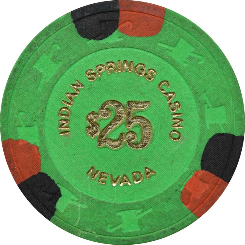 Indian Springs Casino Indian Springs Nevada $25 Chip 1985