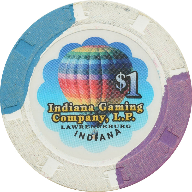 Argosy Casino Lawrenceburg Indiana $1 Chip (