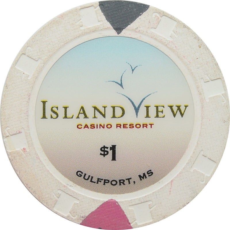 Island View Casino Gulfport Mississippi $1 Chip
