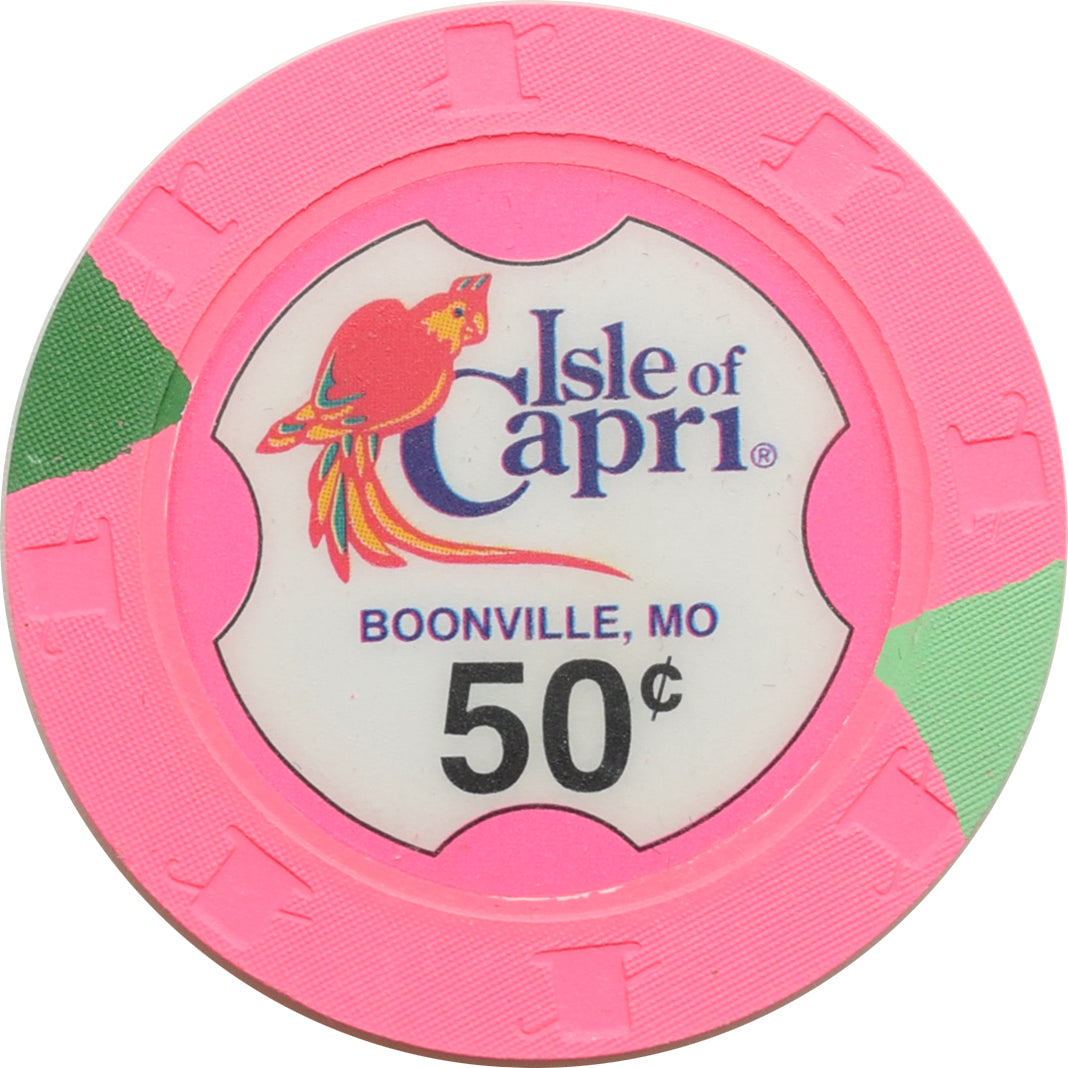 Isle of Capri Casino Boonville Missouri 50 Cent Chip