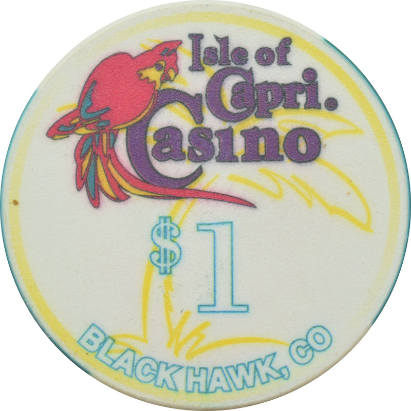 Isle of Capri Casino Black Hawk Colorado $1 Chip