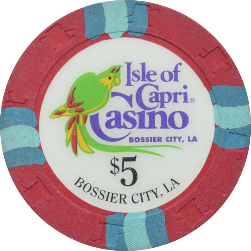 Isle of Capri Casino Bossier City Louisiana $5 Chip
