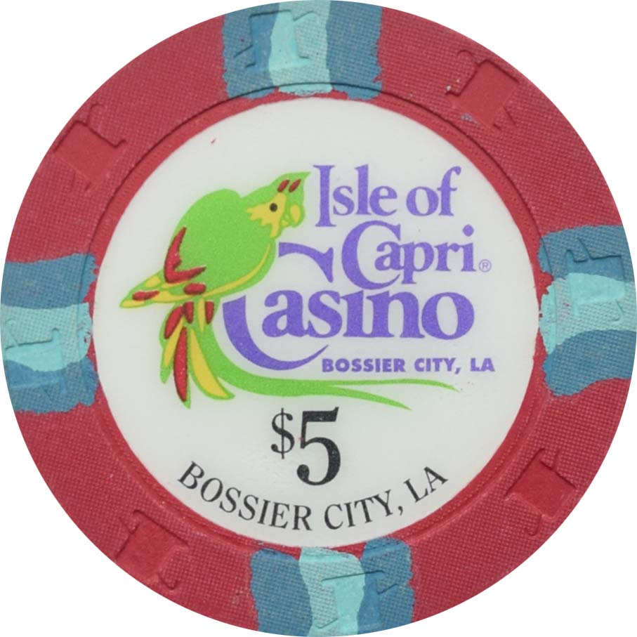 Isle of Capri Casino Bossier City Louisiana $5 Chip