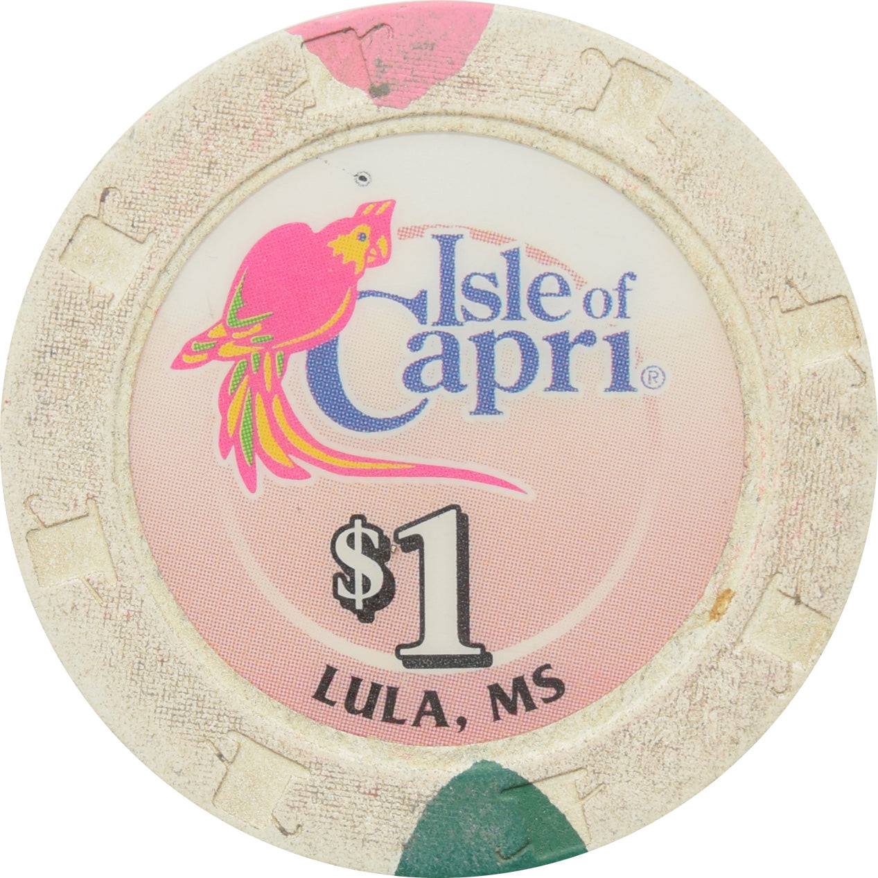 Isle of Capri Casino Lula MS $1 Chip