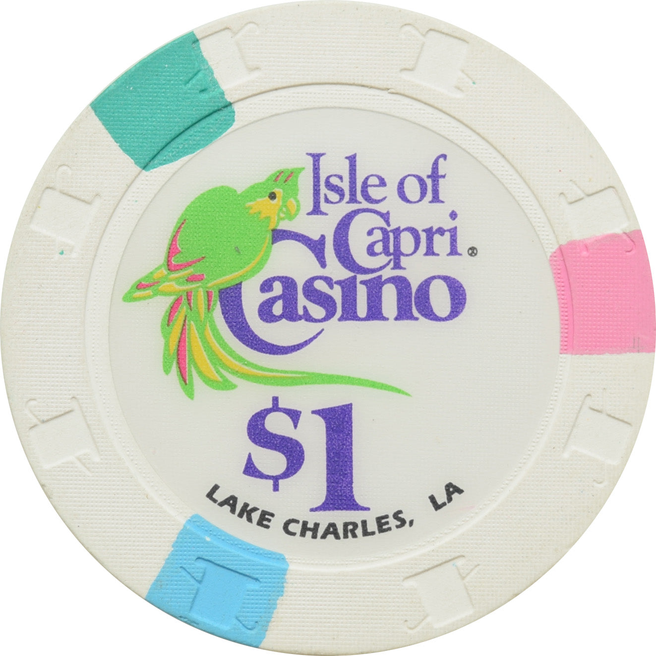 Isle of Capri Casino Lake Charles LA $1 Chip