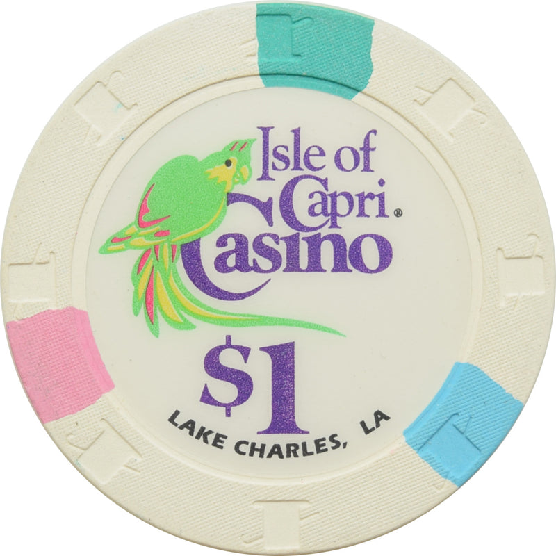 Isle of Capri Casino Lake Charles LA $1 Chip