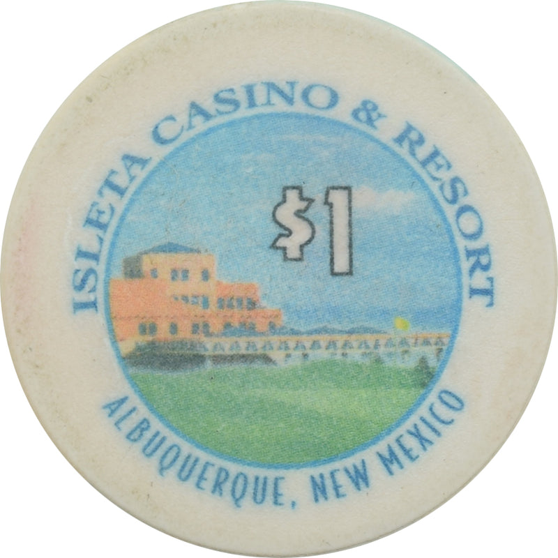 Isleta Casino Albuquerque NM $1 Chip (Ceramic)