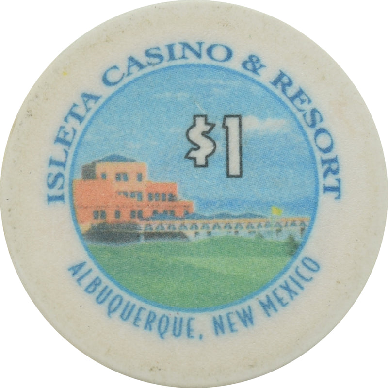 Isleta Casino Albuquerque NM $1 Chip (Ceramic)