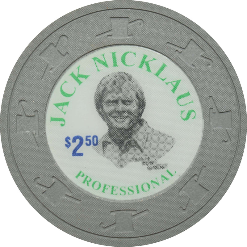 Jack Nicklaus $2.50 Grey Paulson Fantasy Chip