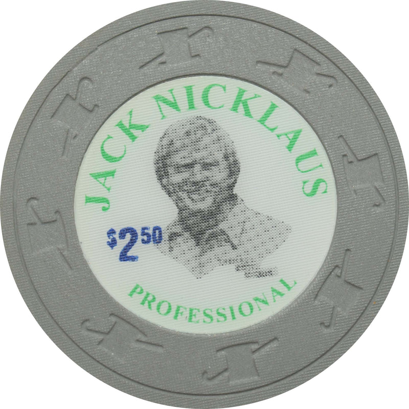 Jack Nicklaus $2.50 Grey Paulson Fantasy Chip