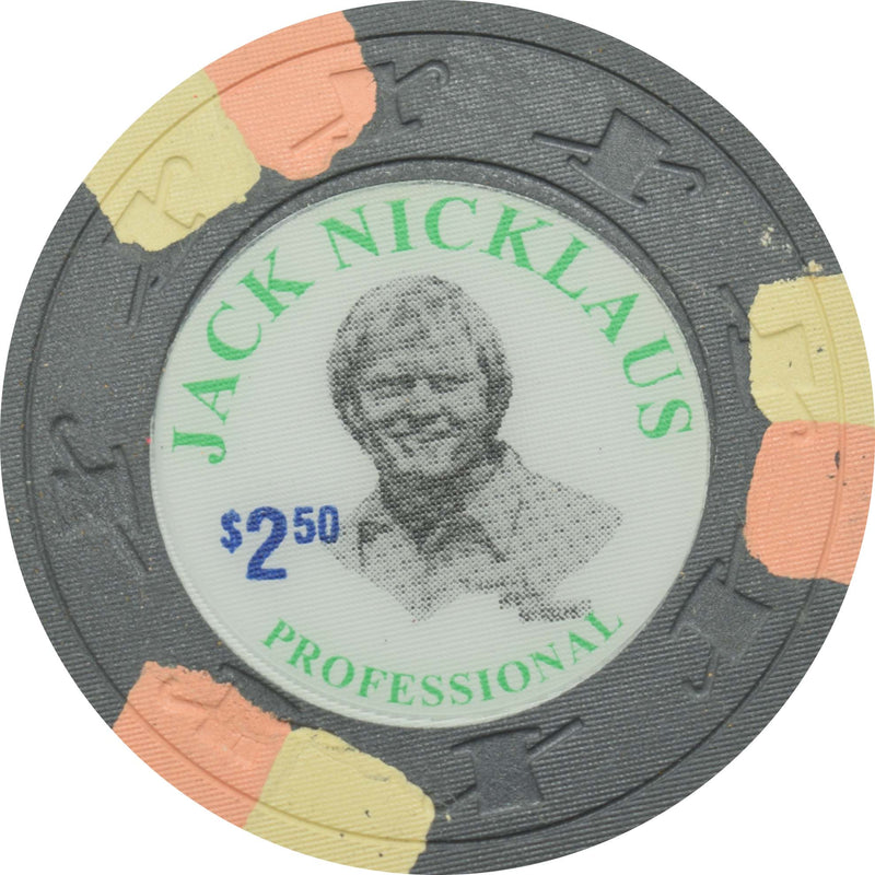 Jack Nicklaus $2.50 Black Paulson Fantasy Chip