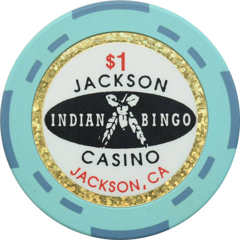 Jackson Rancheria Casino Jackson California $1 Chip