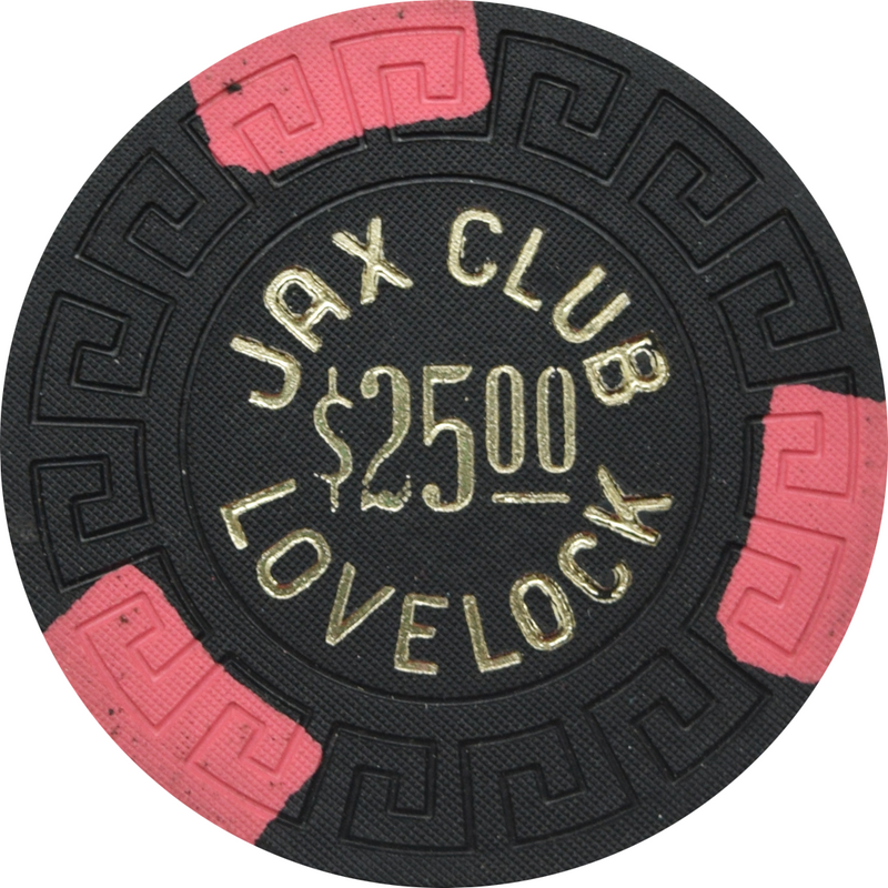 Jax Club Casino Lovelock Nevada $25 Chip 1980s