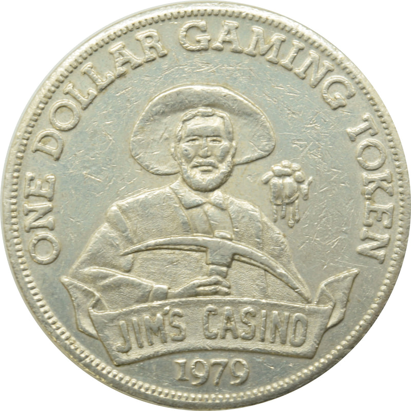 Jim's Casino Wendover Nevada $1 Token 1979