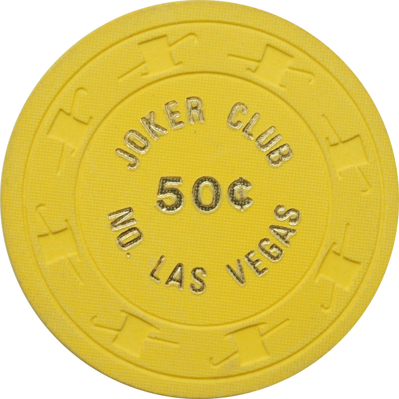 Joker Club Casino North Las Vegas Nevada 50 Cent Chip 1973