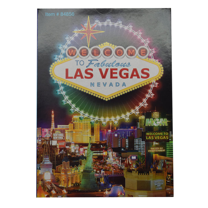 Jumbo Playing Card Deck Welcome to Las Vegas Sign