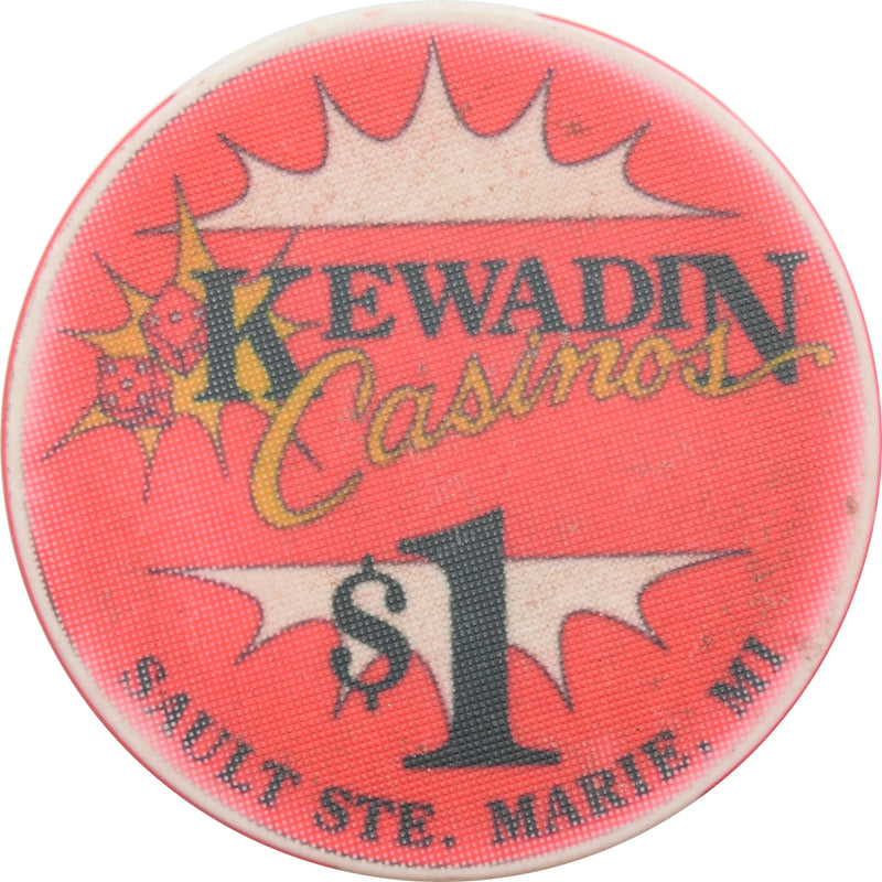 Kewadin Casino Sault Ste. Marie Michigan $1 Chip