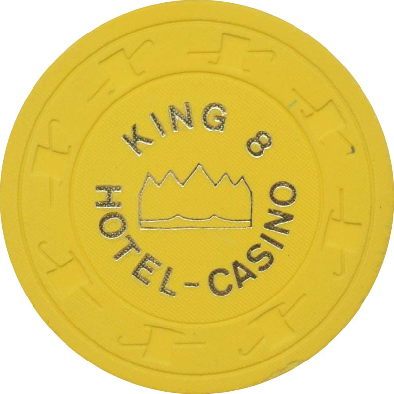 King 8 Casino Las Vegas Nevada 25 Cent Chip 1974